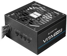 Chieftec VITA SM3 650W, PC-power supply - juodas, 1x 12-Pin High Power GPU, 2x PCIe, cablemanagement, 650 Watt