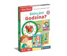 Dėlionė Edukacinis žaidima Kiek dabar valandų? lenkų kalba Clementoni 50771