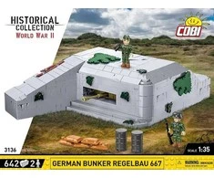 Cobi Vokiečių bunkeris Regelbau 667 blokai 642 blokai