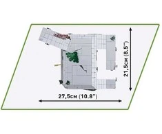 Cobi Vokiečių bunkeris Regelbau 667 blokai 642 blokai