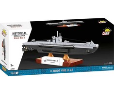 Cobi Niemiecka łódź podwodna U-47 T.VIIB 1:300 (4858)