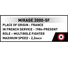 Cobi Klocki Mirage 2000-5 blokai