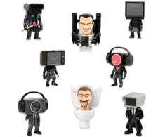 Skibidi Toilet COBI SKIBIDI TUALETAS Paslaptinga figų kolekcija.1310