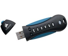Corsair Padlock 3 64gb usb3.0 keypad, secure 256-bit hardware aes encryption