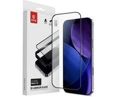 Crong 3D Armour Glass - Apsauginis stiklas Apple iPhone Air + Installation Frame