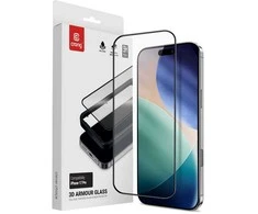 Crong 3D Armour Glass - Apsauginis stiklas Apple iPhone 17 Pro + Installation Frame
