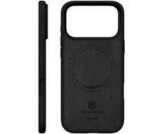 Crong Color Cover Magnetic - dėklas MagSafe Apple iPhone 17 Pro Max juodas