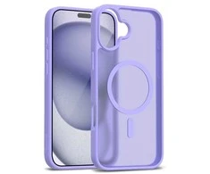 Dėklas Crong Hybrid Matte Magnetic - MagSafe iPhone 17 Case (Lavender)