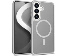 Crong Dėklas hybrid matte magnetic - magsafe samsung galaxy s26 pilka
