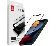 Crong 3D Armour Glass - Apsauginis stiklas skirtas iPhone 16e / iPhone 14 / iPhone 13 / iPhone 13 Pro+ Installation Frame