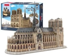 CubicFun 3d dėlionė 293 vienetų Notre Dame katedra