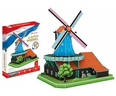 Dėlionė Dante Puzzle 3D didelis rinkinys Olandų Windmill - (306- 20219)