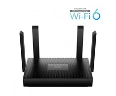 Maršrutizatorius Cudy wr1500 router belaidis gigabit ethernet dual-band (2.4 ghz/5 ghz) juoda