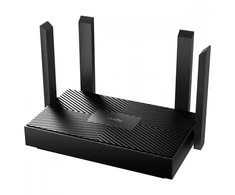 Maršrutizatorius Cudy wr1500 router belaidis gigabit ethernet dual-band (2.4 ghz/5 ghz) juoda