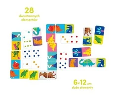 Czuczu dėlionės žaidimas domino dinozaurai 28ELE