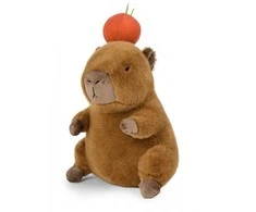 Daffi Pliušinis žaislas - kapibara su obuoliu, 25 cm