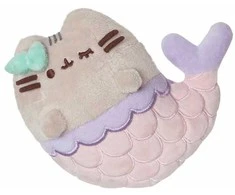 Pusheen - pliušinis talismanas undinėlė 12 cm