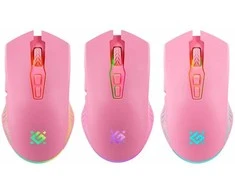 Belaidė pelė DEFENDER PANDORA RF Rožinis 3200dpi 7P