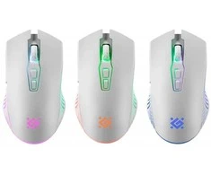 Belaidė pelė DEFENDER PANDORA RF Baltas 3200dpi 7P