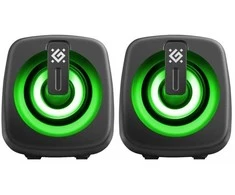 Kompiuterio kolonėlės PC SPEAKERS DEFENDER J1 2.0 6W LED USB Juodas