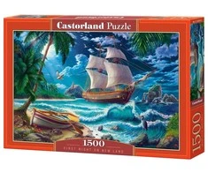 Castorland Dėlionė 1500 vnt. - Pirmoji naktis naujoje žemėje