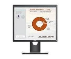 Monitorius DELL P1917S 48.3 cm (19") 1280 x 1024 pikselių SXGA LCD Juodas
