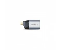 Adapteris USB Dicota USB-C - RJ-45 Sidabrinė (D32048)