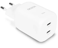 Dicota Įkroviklis gan 100w 2xusb-c balta