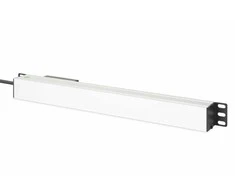 Digitus Digit 1U aliuminio maitinimo blokas, montuojamas į stelažą, 7 apsauginiai lizdai 16A, 4000W, 250VAC 50/60Hz, 1 automatinis jungiklis