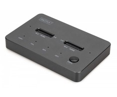 Digitus DA-71545-1 saugojimo diskų prijungimo stotis USB 3.2 Gen 1 (3.1 Gen 1) Type-C Juoda
