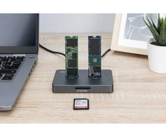 Šakotuvas Digitus DA-71546-1 saugojimo diskų prijungimo stotis USB 3.2 Gen 2 (3.1 Gen 2) Type-C Juoda