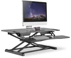 Digitus Ergonomiczna nakładka na biurko, powierzchnia robocza: 950x615x106-460mm, regulowana, juoda