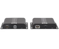Digitus Extender hdmi ip/cat.5/6/7 120m 4k 30hz uhd poehdcp 1.4 ir audio (komplektas)