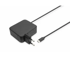 Digitus Įkroviklis jungiama į tinklą maitinimo šaltinis 1x usb-c pd 3.0 max. 100w gan zintegrowany kabelis 1,2m juoda