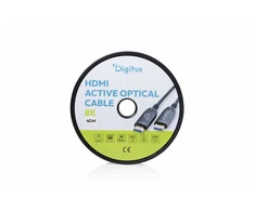 Digitus hybrydowy kabelis światłowodowy hdmi aoc, uhd 8k, 40 m