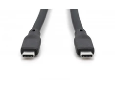 Digitus AK-300350-010-S USB kabelis USB4 Gen 2×2 1 m USB C 80 Gbit/s 240 W Juoda