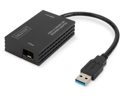 Digitus Karta jungiama į tinklą przewodowa usb 3.0 a do rj45 gigabit sfp ethernet 1 gbps fiber chipset rtl8153