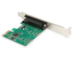 Digitus Išplėtimo plokštė (valdiklis) lpt pci express, 1xdb25, žemo profilio, lustų rinkinys: asix99100