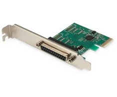 Digitus Išplėtimo plokštė (valdiklis) lpt pci express, 1xdb25, žemo profilio, lustų rinkinys: asix99100