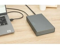 Digitus Digit USB 3.0 korpusas 3,5 colio SATA III SSD/HDD diskui iki 16 TB su maitinimo šaltiniu, aliuminis