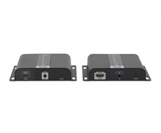 Digitus Przedłużacz (extender) hdmi ip/cat.5/6/7 120m 4k poe hdcp 1.4 ir audio (komplektas)