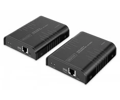 Assmann Electronic DIGITUS HDMI IP KVM ilgintuvo rinkinys 4K/60Hz 120/200 m „One-to-Many“ CAT Juodas