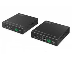 Assmann Electronic DIGITUS HDMI Fiber KVM Extender Set 4K/60Hz 40 km/300 m IP 1G Juodas