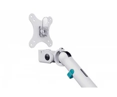 Laikiklis Assmann Electronic DIGITUS Dual Monitorius Mount 2x35inch 2x10kg Mechanical Spring VESA 75x75 100x100 Baltas