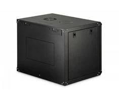 Spinta Digitus Spinta jungiama į tinklą wisząca jednosekcyjna DIGITUS Dynamic 19" 9U, 600x450, szklane drzwi, juoda, niezmontowana, 60kg