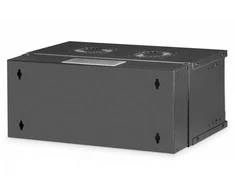 Digitus Spinta jungiama į tinklą wisząca 19" 4u, soho pro 240 x 540 x 400 mm, drzwi szyba, juoda, niezłożona, 60kg