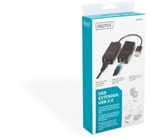 Digitus USB 2.0 didelės spartos prailginimo kabelis per susuktą porą cat.5e/6 utp iki 50 m
