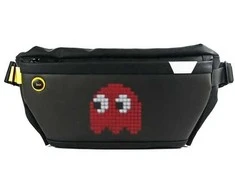 Divoom Pixoo Sling Bag Premium Laikapstākļu izturīga soma ar Led Pixel Art Displeju &amp; App vadību Melna