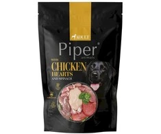 Dolina Noteci PIPER ANIMALS with vištiena hearts and spinach – drėgnas ėdalas šunims – 500g