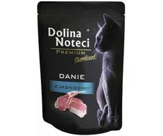 DOLINA NOTECI Premium Sterilised ėriena – šlapias kačių maistas – 85g